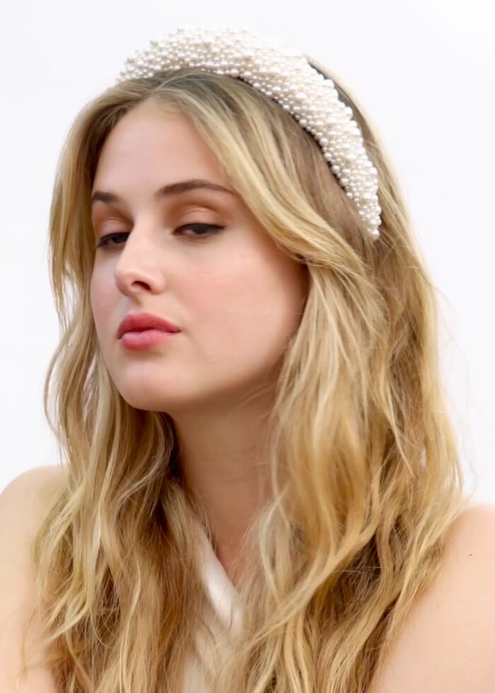Pearl Bailey headband Accessories Bridal Coveti