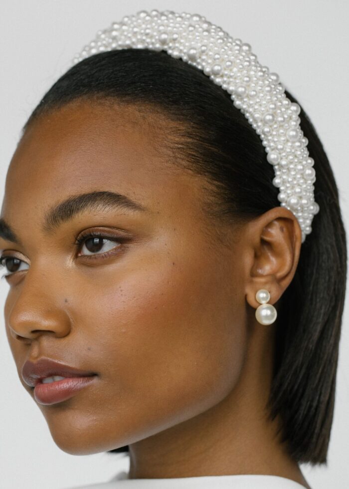 Pearl Bailey headband Accessories Bridal Coveti