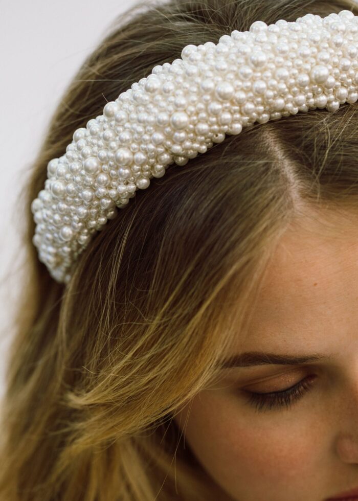 Pearl Bailey headband Accessories Bridal Coveti