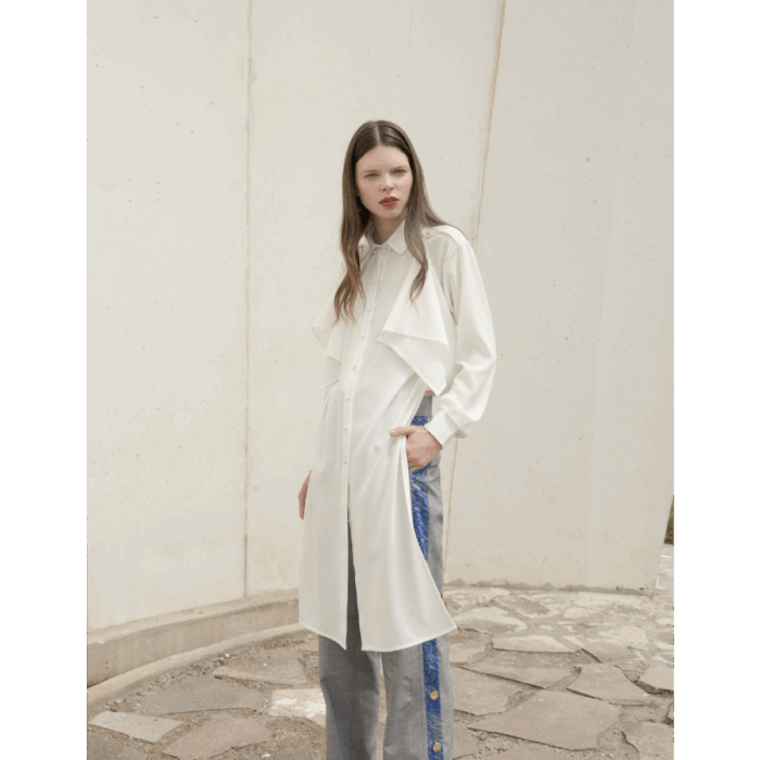 Alejandra de coss women´s multiform crèpe blouse Clothing classic color Coveti