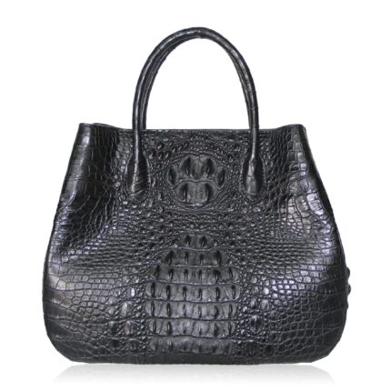 black crocodile handbag Women’s Black Crocodile Leather Handbag Novel Bags Bangkok Bootery Coveti