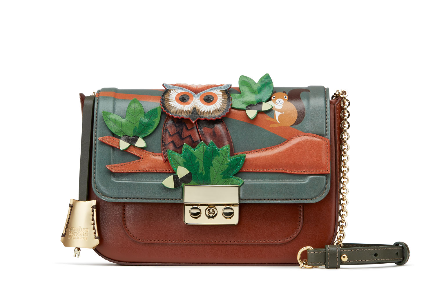 Owl Look Cross Body Bag Bags annalisa caricato Coveti