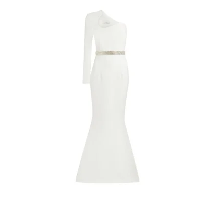Aria Ivory Long Dress