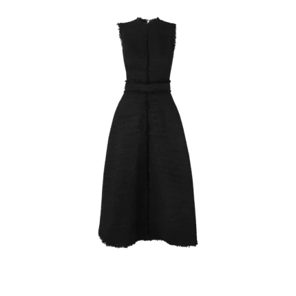 Mary Black Midi Dress