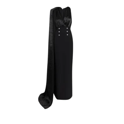Yusuf Black Long Dress