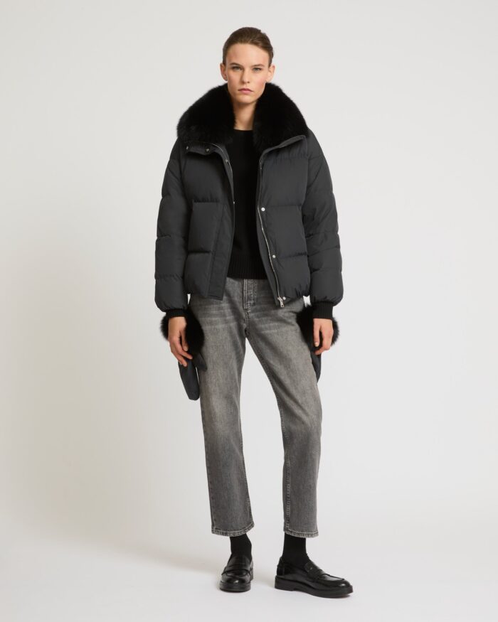 yves salomon leather jacket