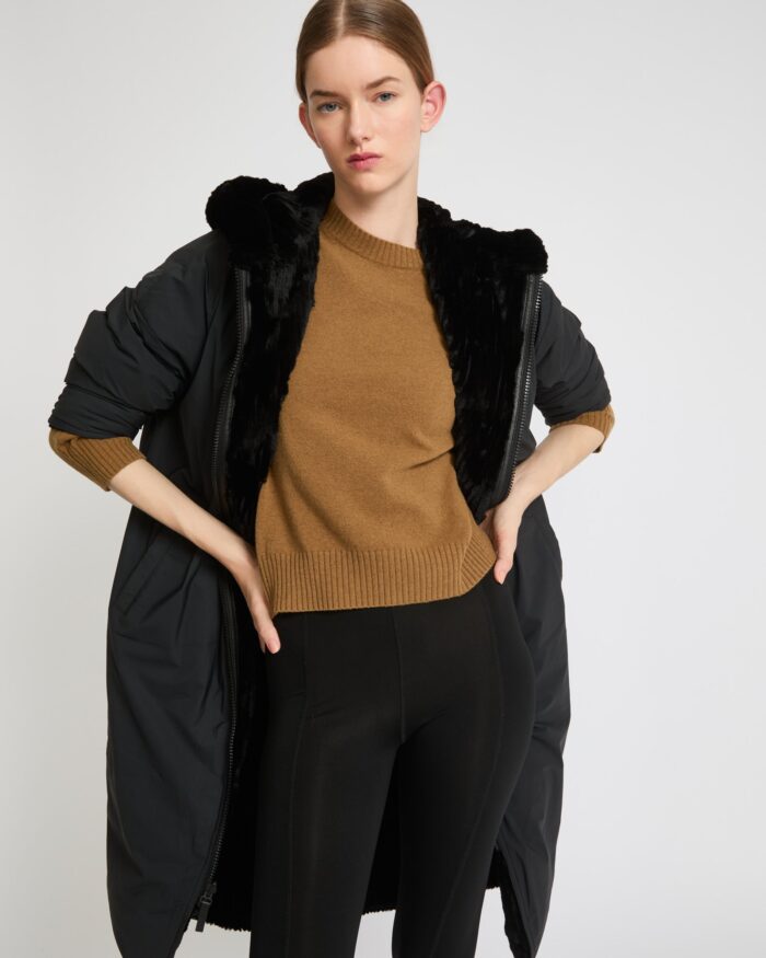 yves salomon shearling coat