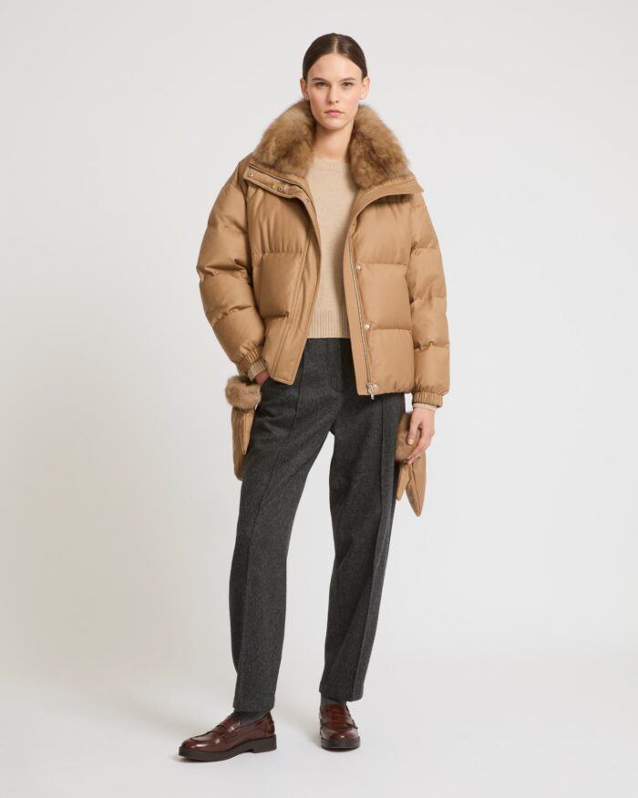 yves salomon down jacket