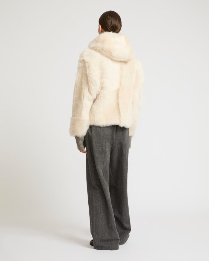 yves salomon leather jacket