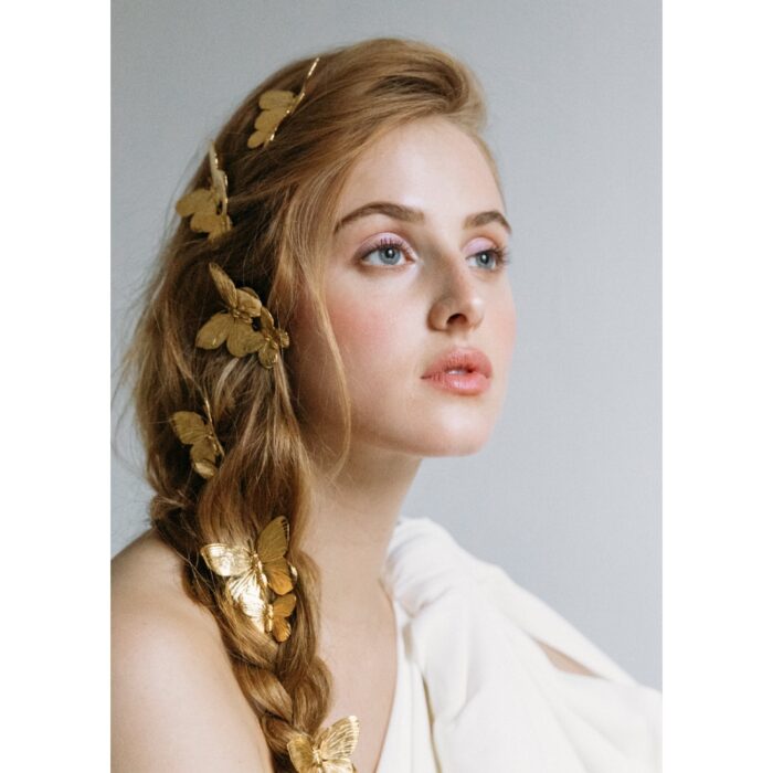 Pippa gold bobby pin set Accessories Bridal Coveti