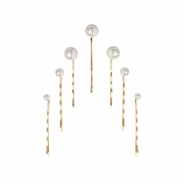 Pippa gold bobby pin set Accessories Bridal Coveti