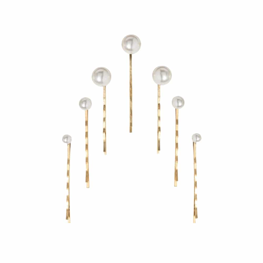 Pippa gold bobby pin set Accessories Bridal Coveti