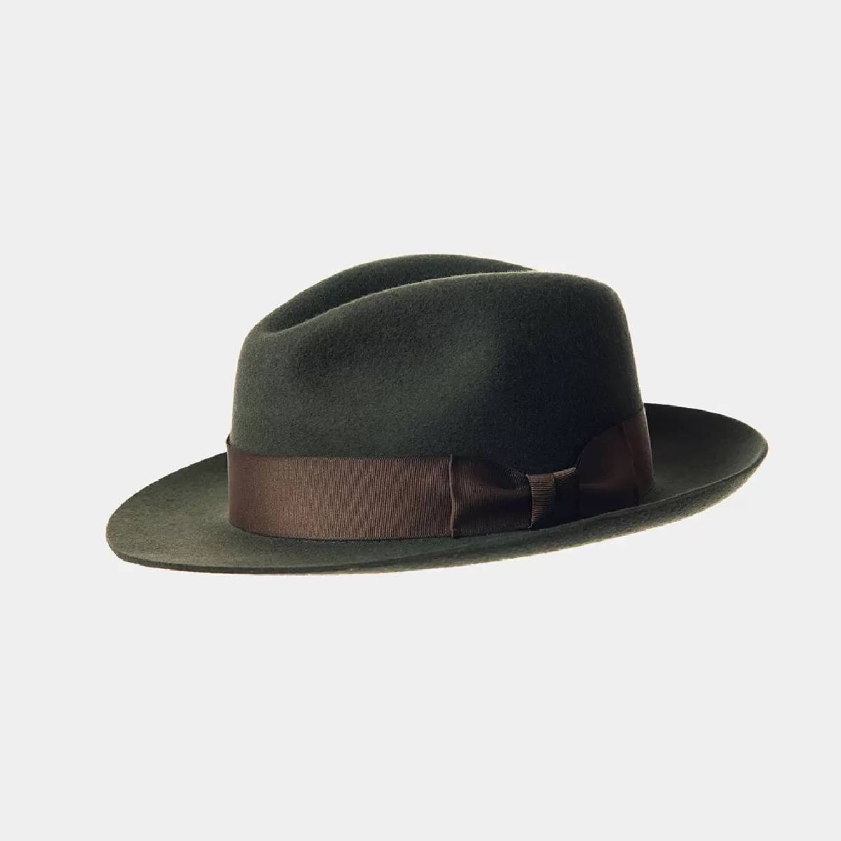 Green Felt Hat Men hat Coveti