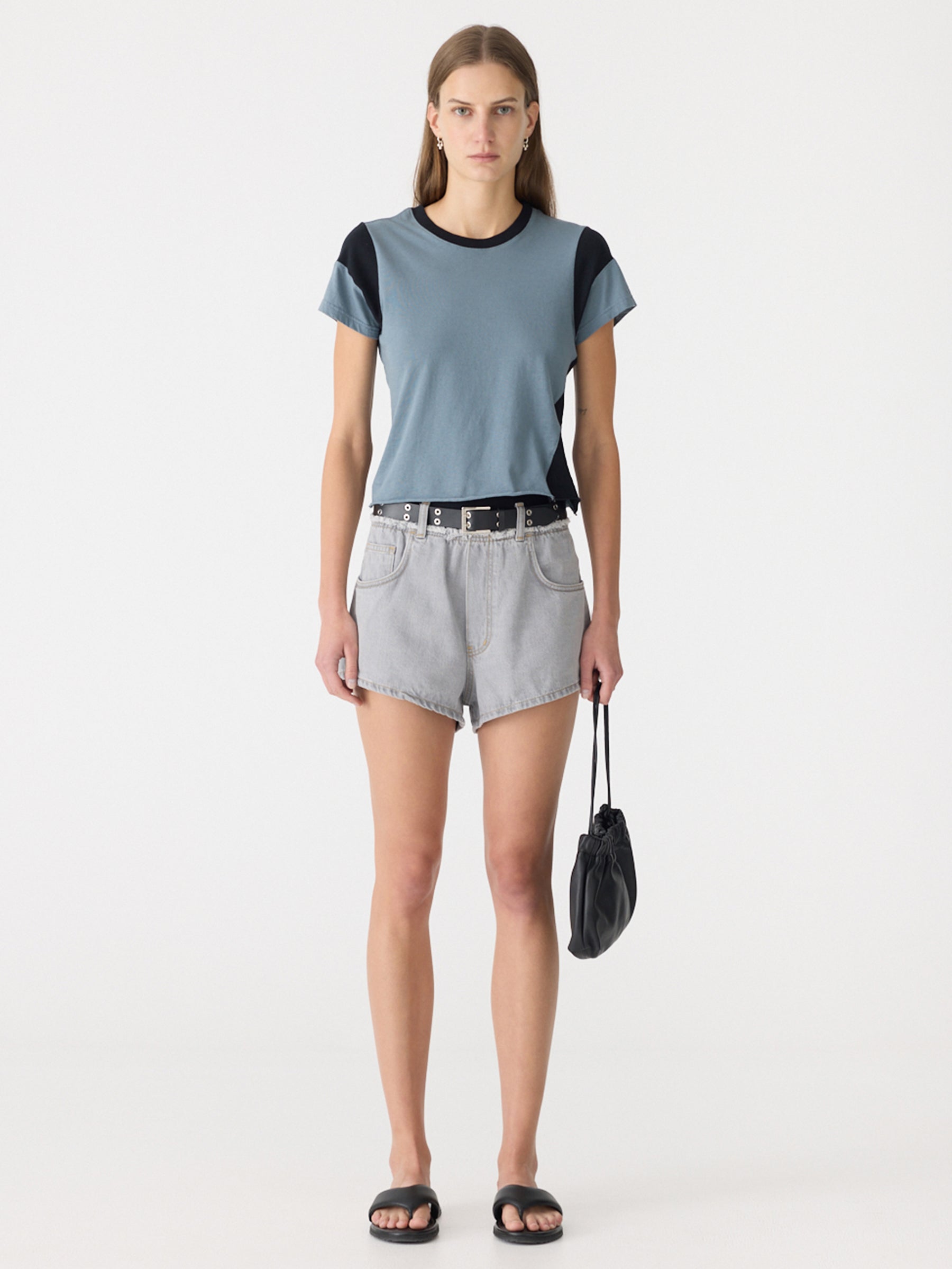 Elasticated Denim Short - Image 7