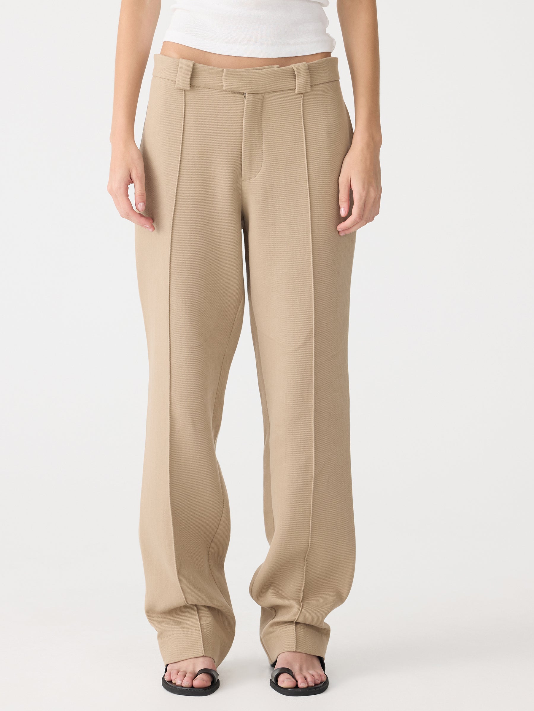 Raised Twill Straight Leg Pant - Image 3