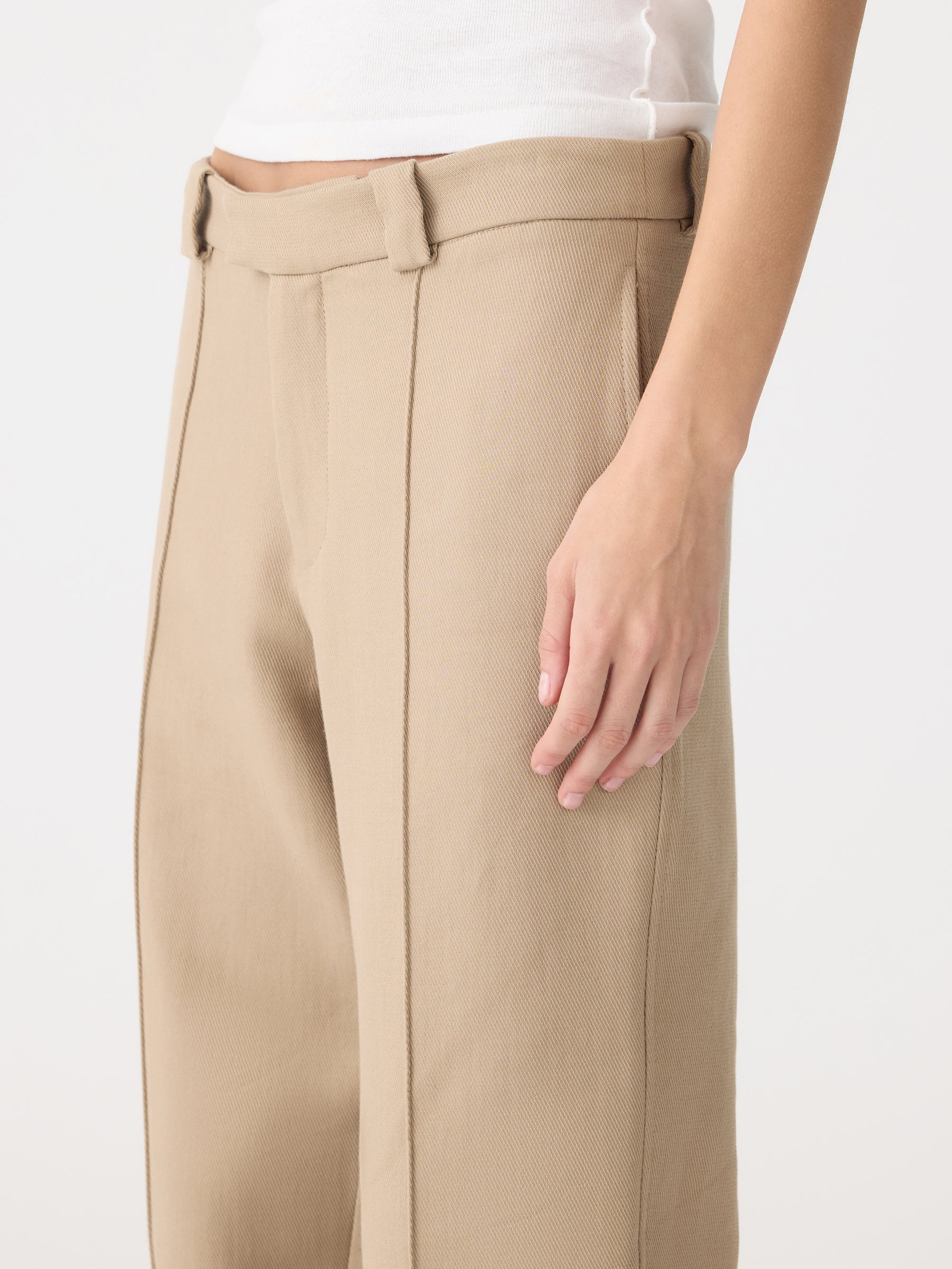 Raised Twill Straight Leg Pant - Image 4