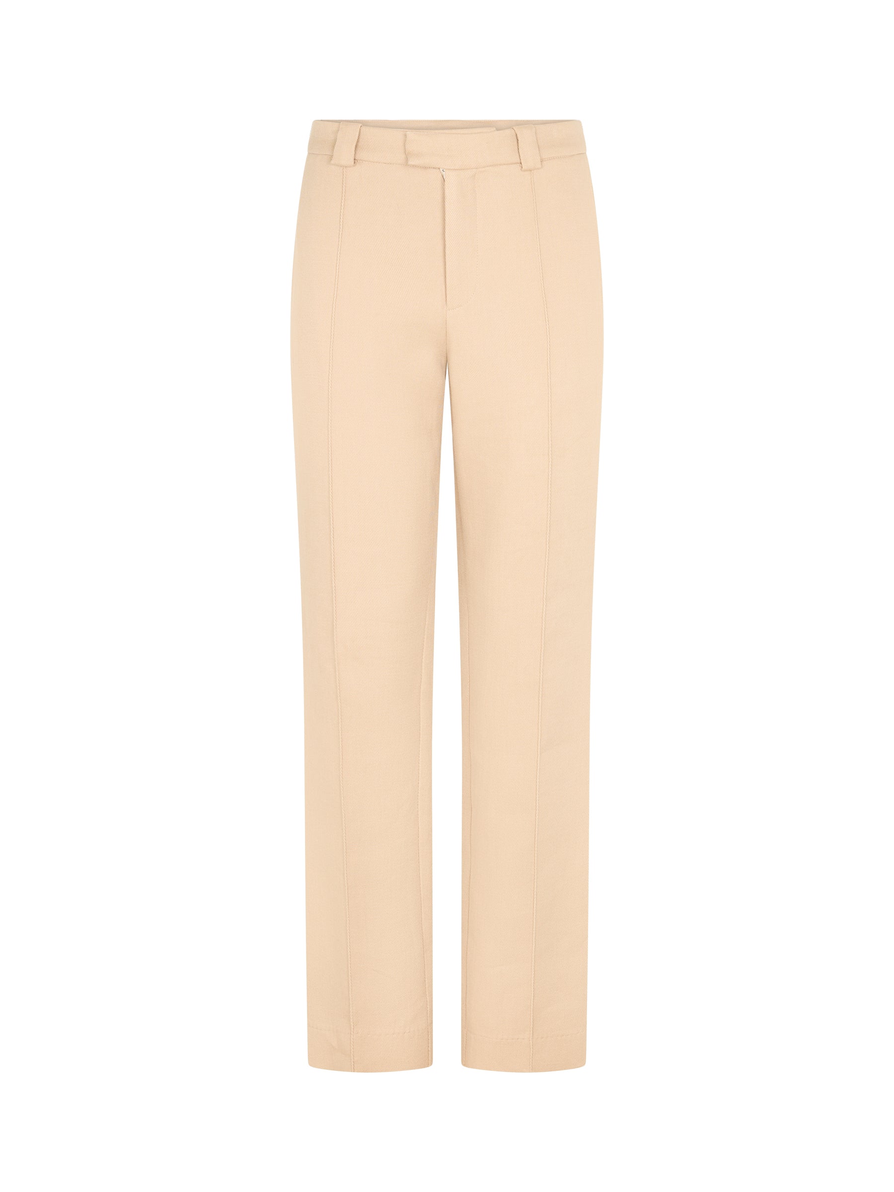 Raised Twill Straight Leg Pant