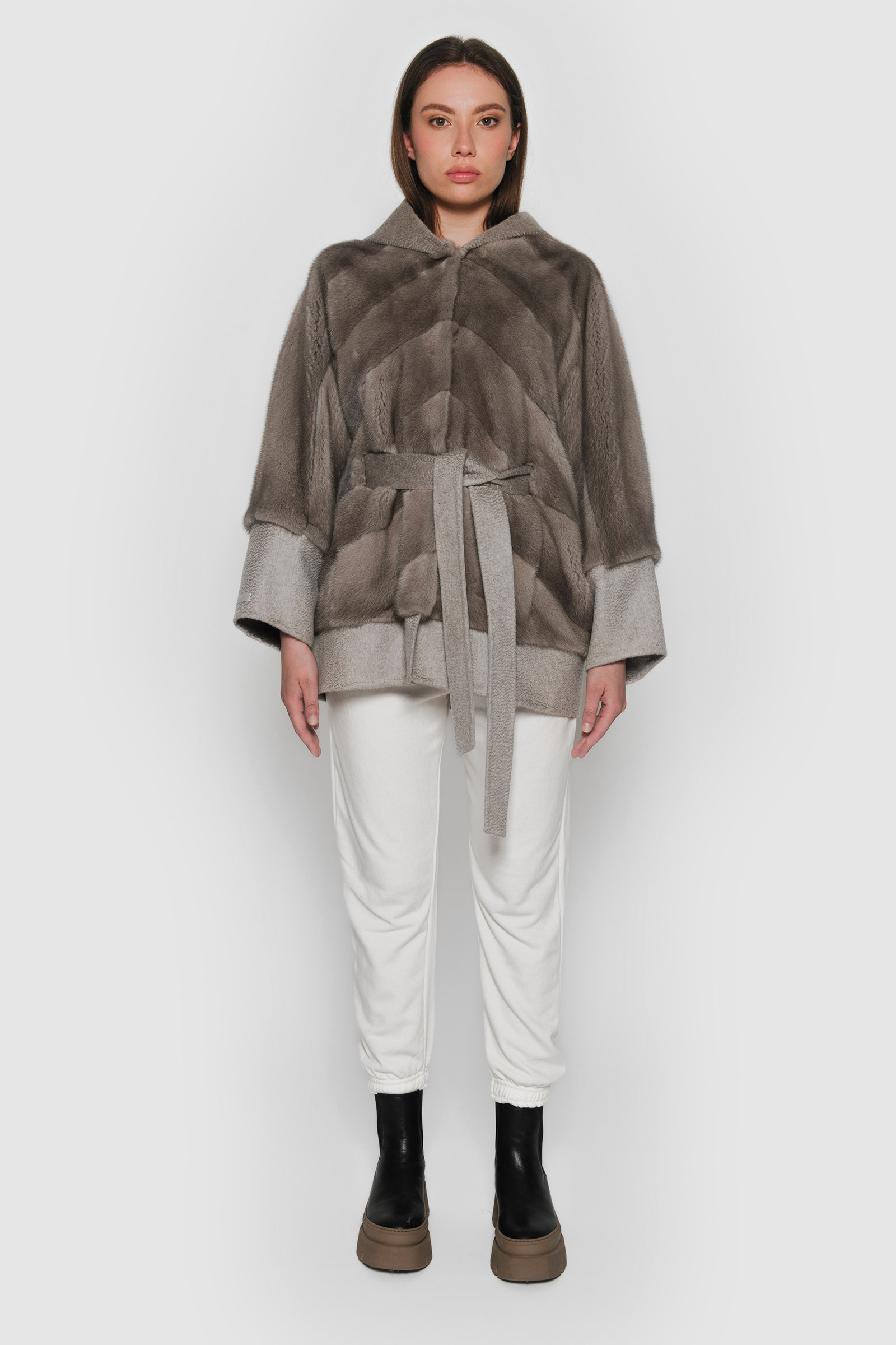 Cashmere jacket and silverblue mink - Image 3