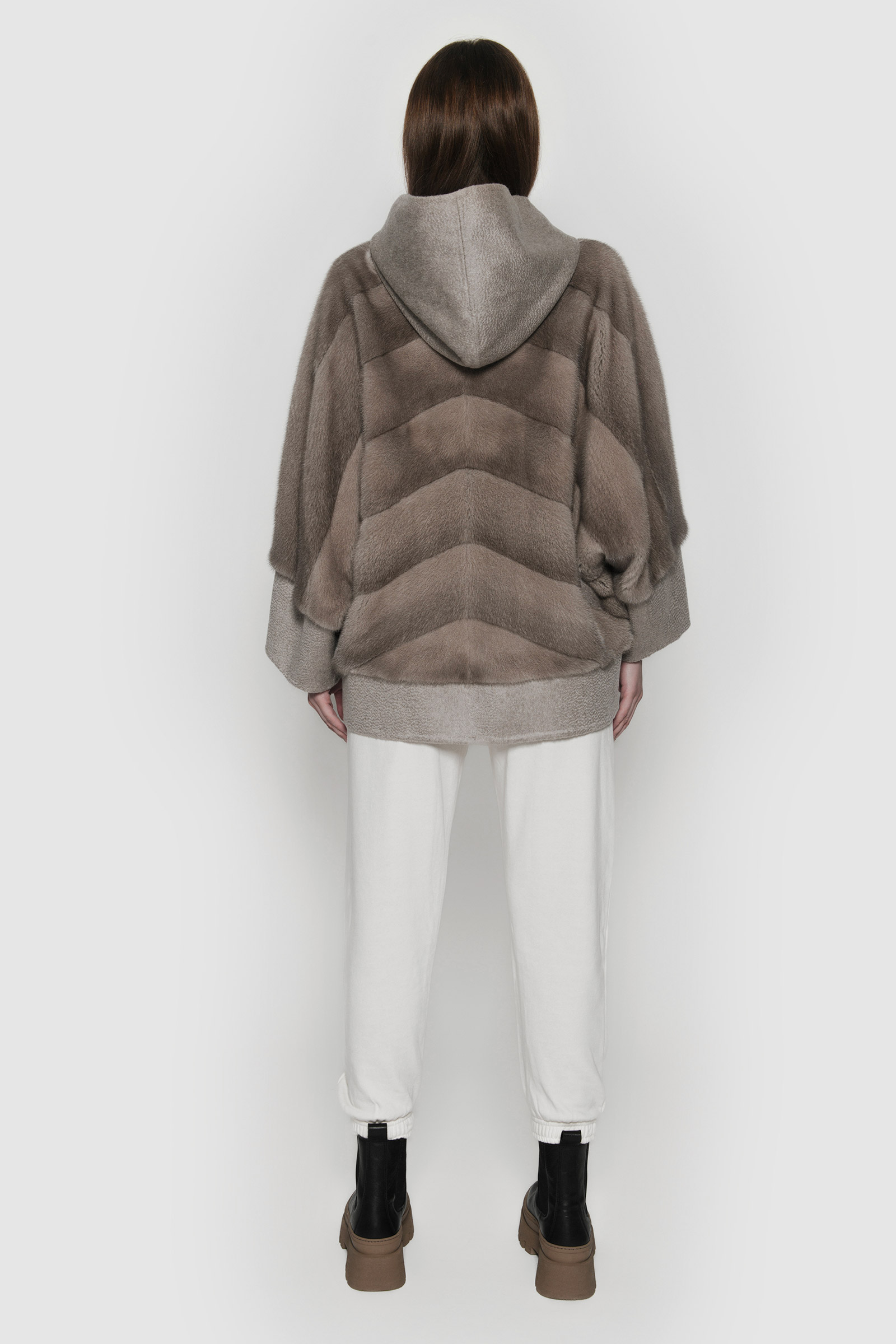 Cashmere jacket and silverblue mink - Image 5