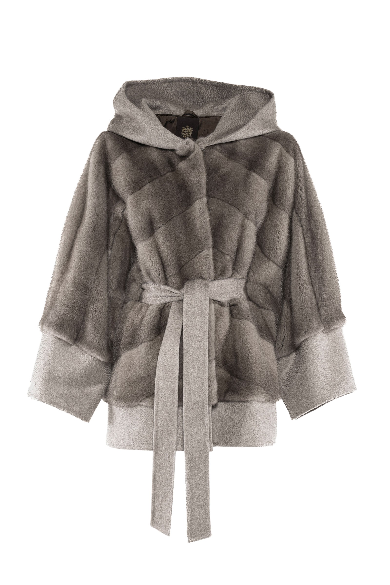 Cashmere jacket and silverblue mink