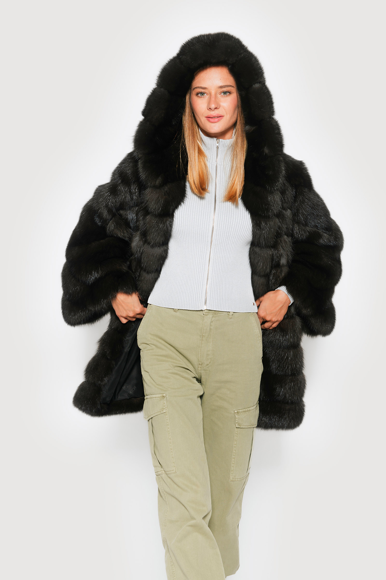 Coat in sable barguzinsky dark - Image 2