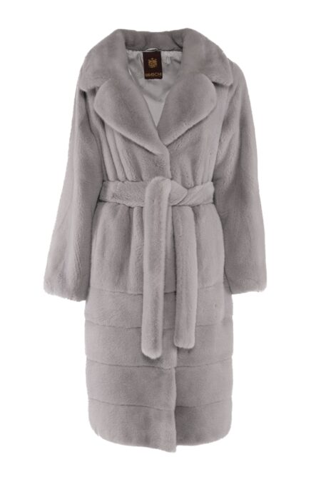 Mink vapor blue coat