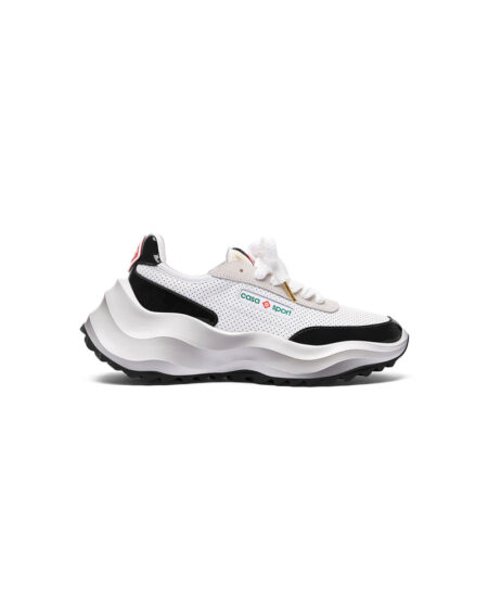 Mens Atlantis White & Black Sneaker