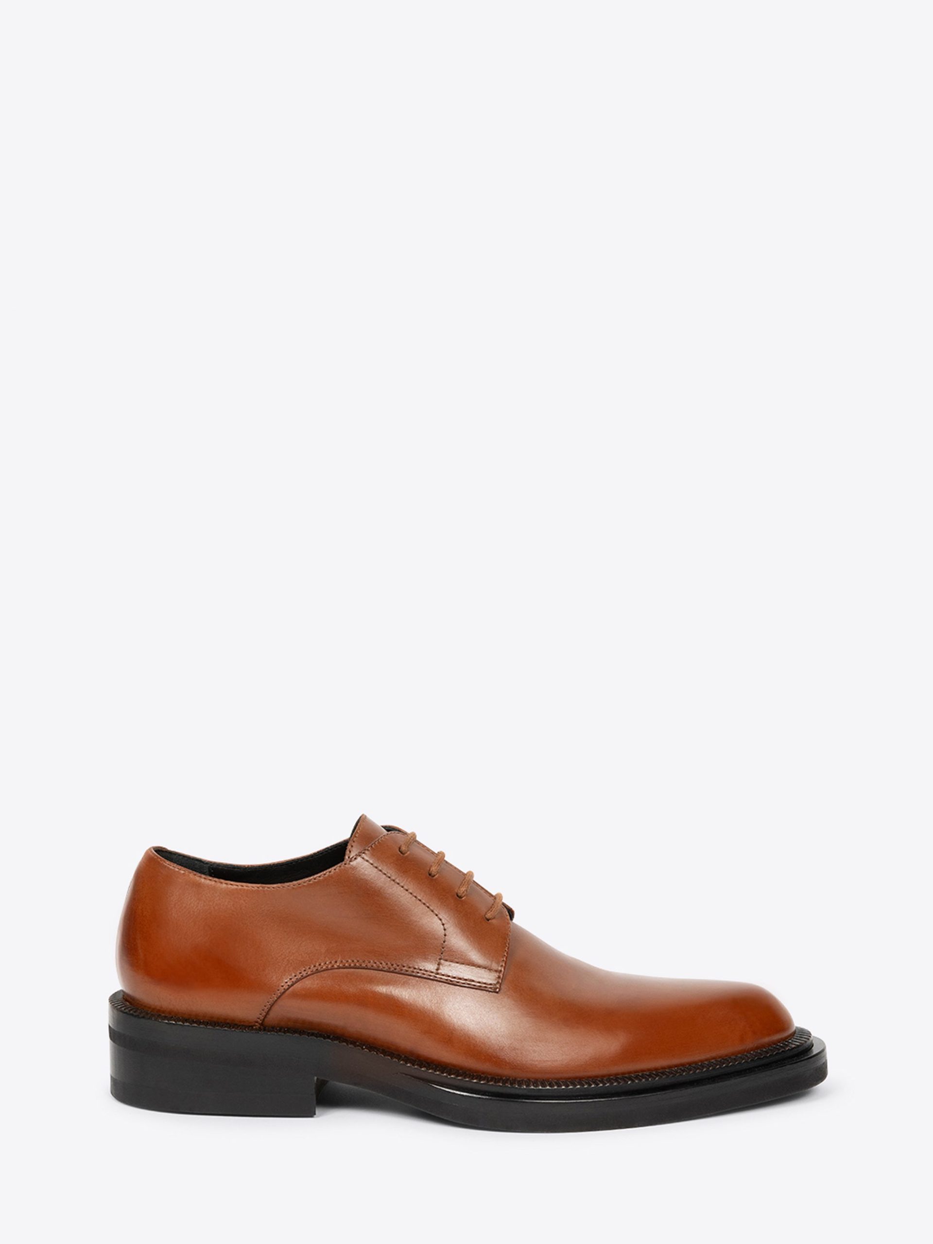 Leather derby shoes - Image 2