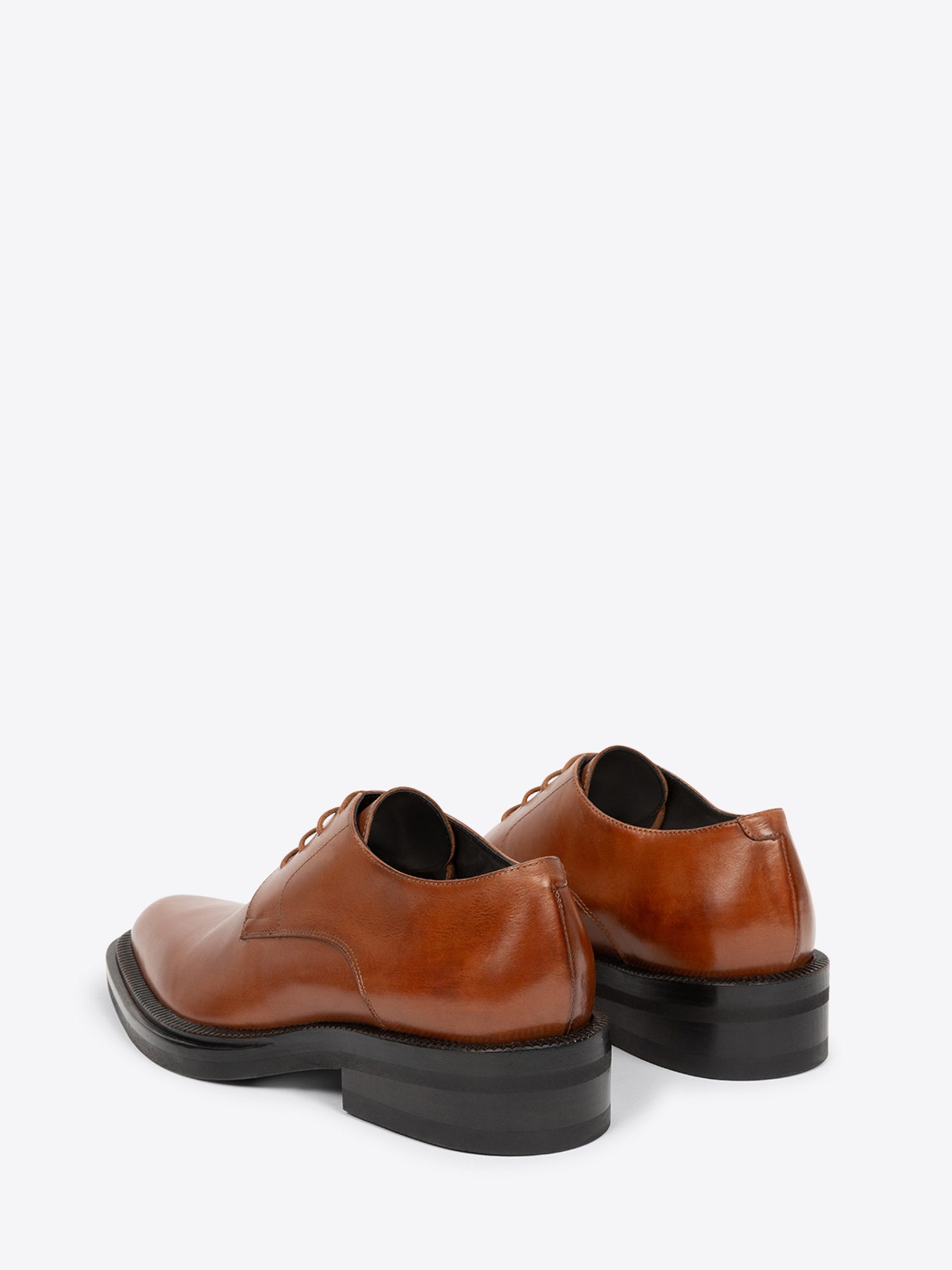 Leather derby shoes - Image 4