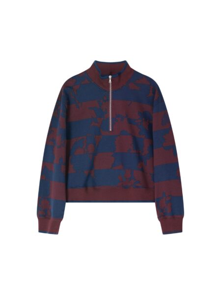 Printed Zipped Sweatshirt