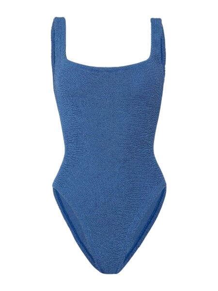 Square Neck Swim
Metallic Denim