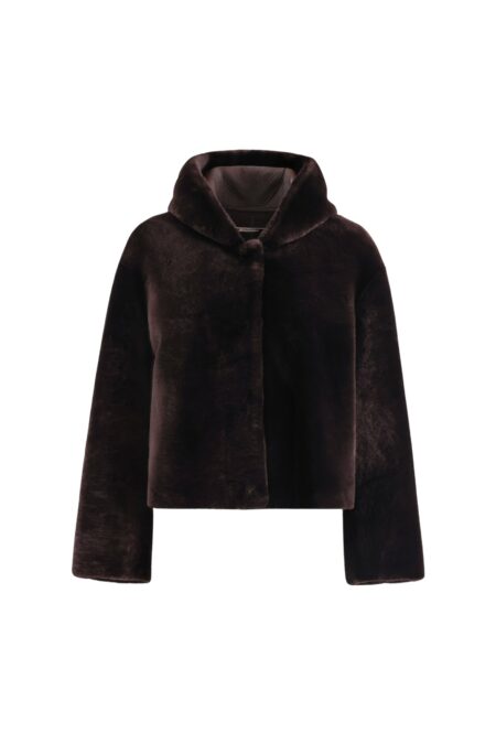Cooper Hooded Shearling Jacket