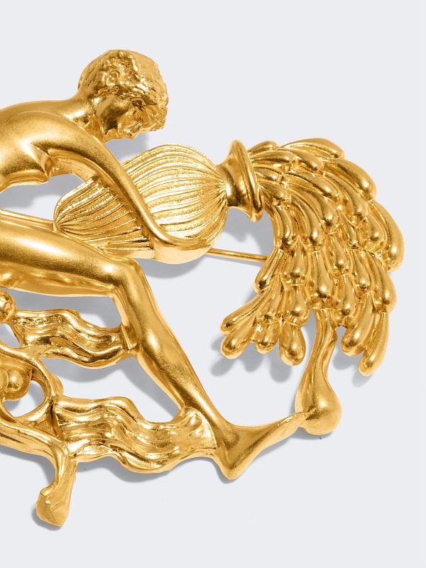 Schiaparelli Aquarius Brooch - Image 2