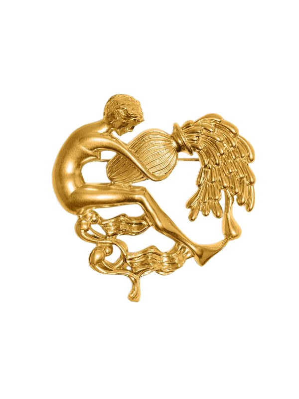 Schiaparelli Aquarius Brooch