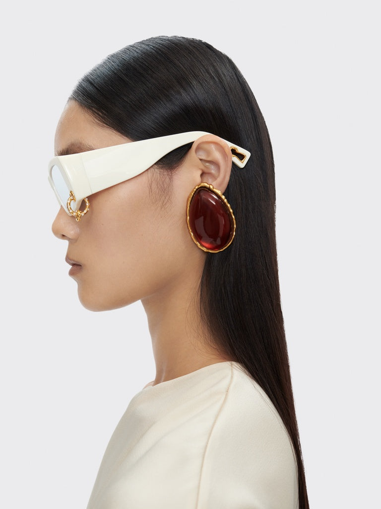 Schiaparelli Cabochon Earrings - Image 4