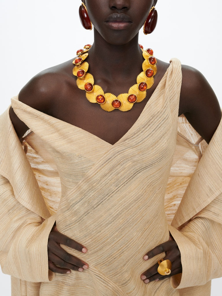 Schiaparelli Cabochon Earrings - Image 5