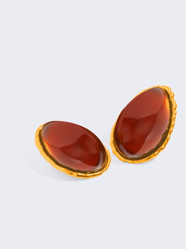 Schiaparelli Cabochon Earrings - Image 6