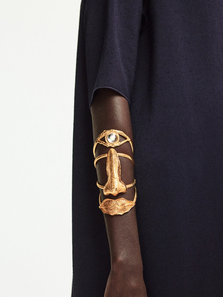 Schiaparelli Face Cuff Bracelet - Image 2
