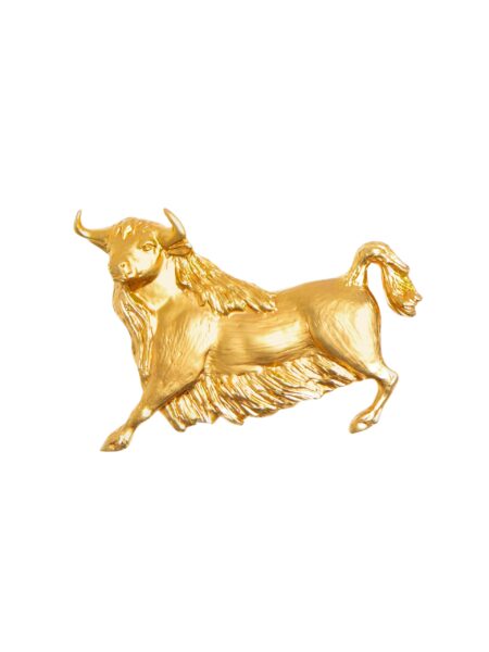 Schiaparelli Taurus Brooch