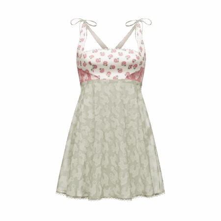 Cotton dress in signature floral and animal prints