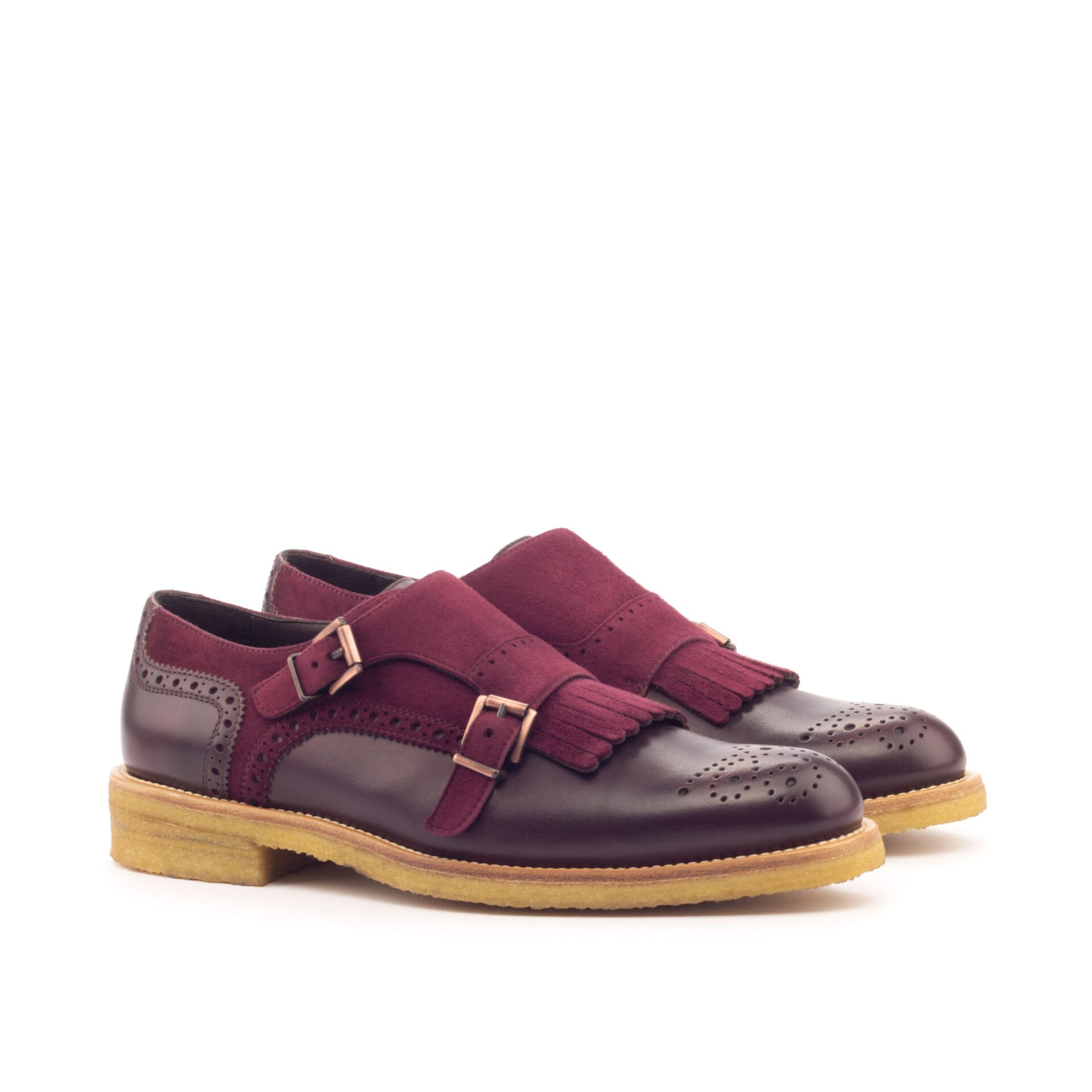 Women's Kiltie Monk Strap Shoe