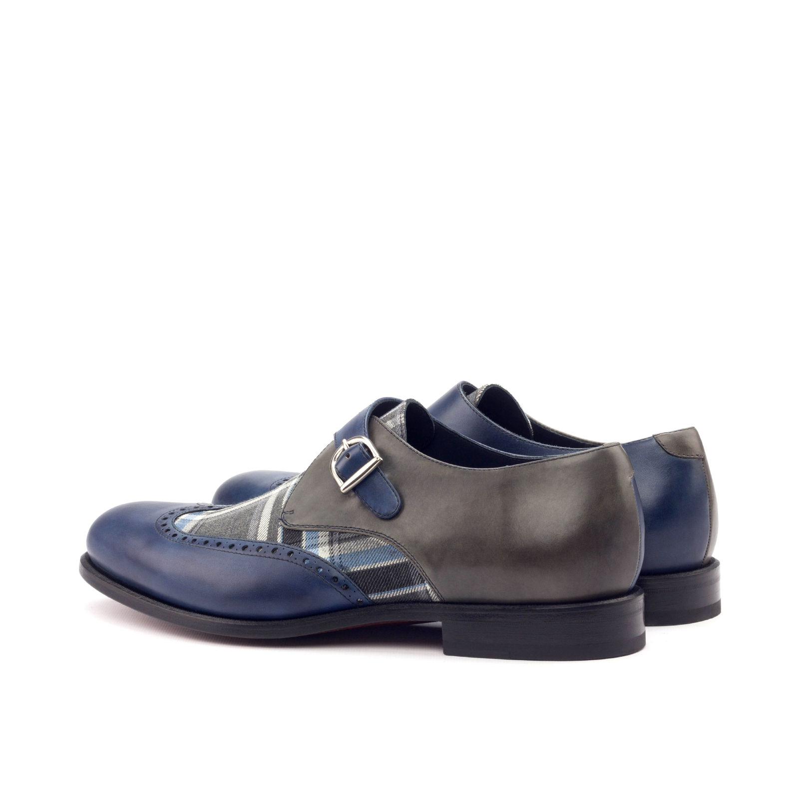 Gray Single Monk Shoe - Image 2