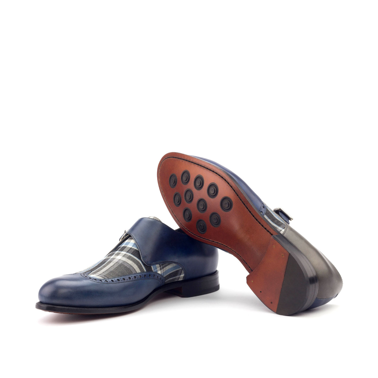 Gray Single Monk Shoe - Image 3